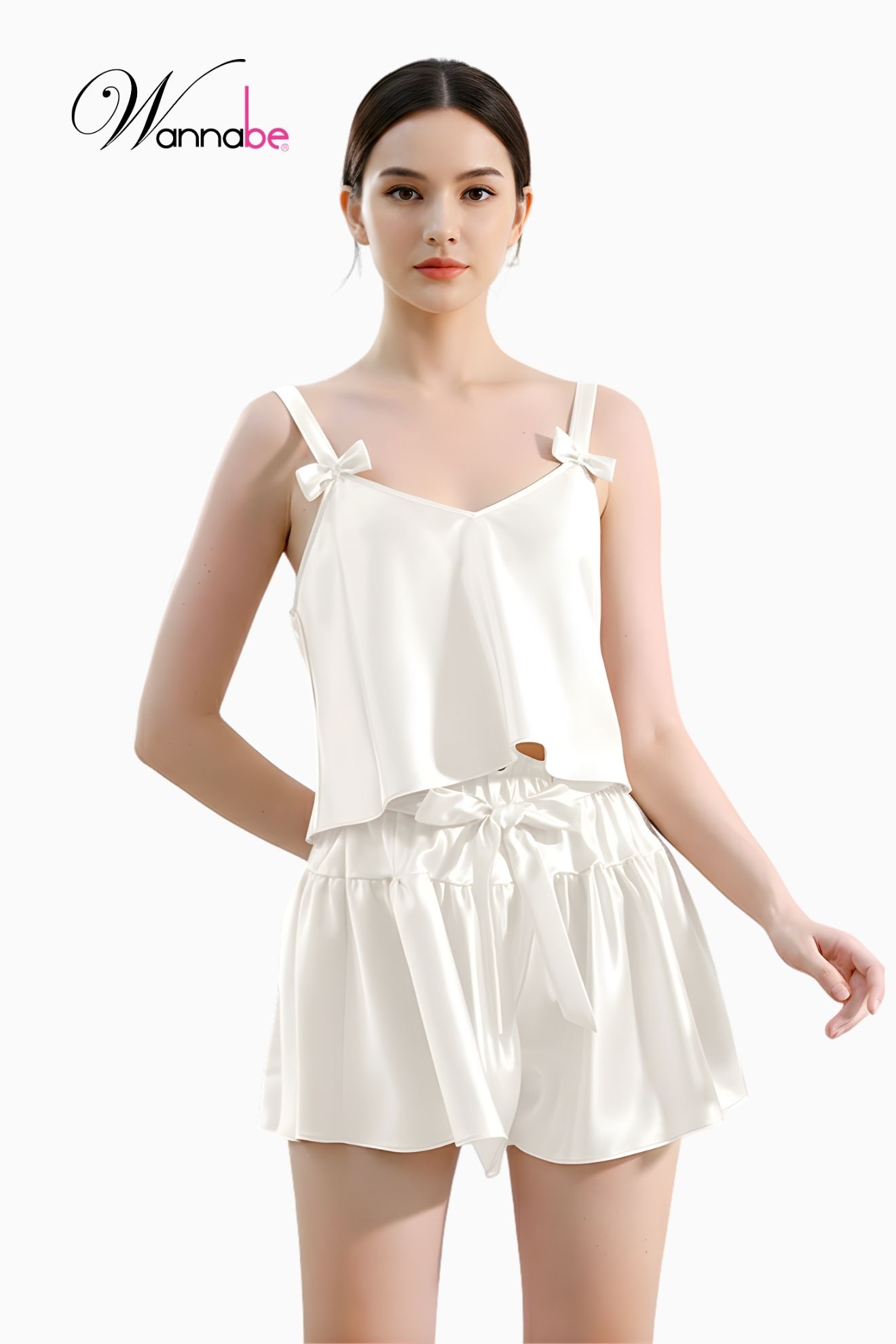 do bo mac nha wannabe bss37 do bo quan sot ao hai day ban to trang tri no xinh xan mang lai ve de thuong cho ban gai