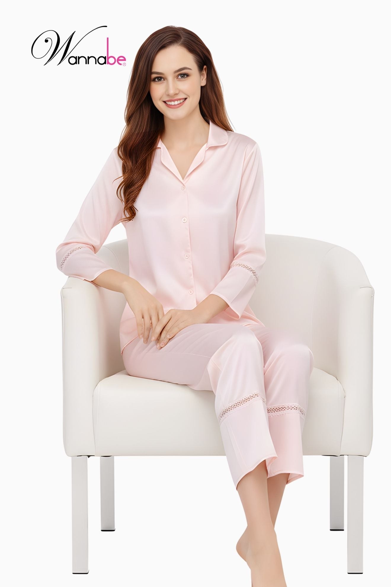 do bo mac nha pijama nu wannabe bds12 do bo quan dai tay dai phoi ren nho o lai sang trong