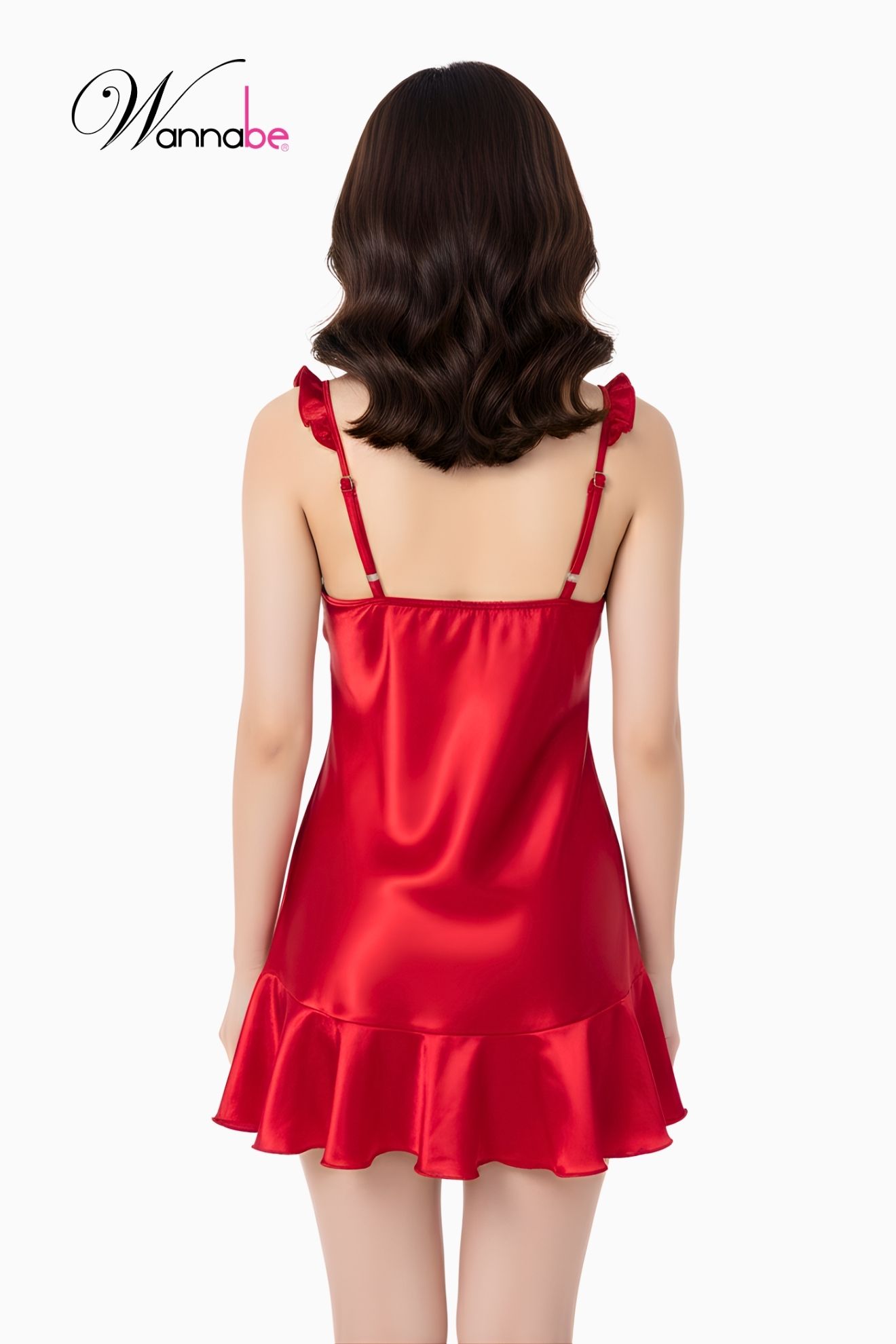 dam ngu wannabe dn604 vay ngu cup ao 2 lop lot mut mong tay canh tien nhe nhang lai vay beo xoe nu tinh