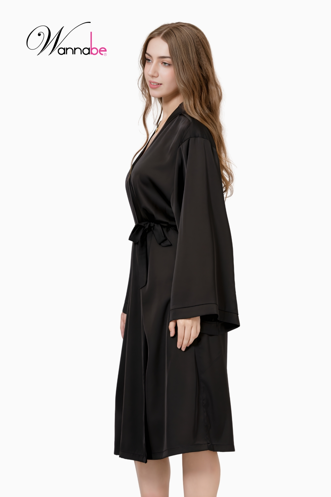 ao choang ngu lua dai dang kimono wannabe freesize bridal robe co dau ao choang phu dau ki