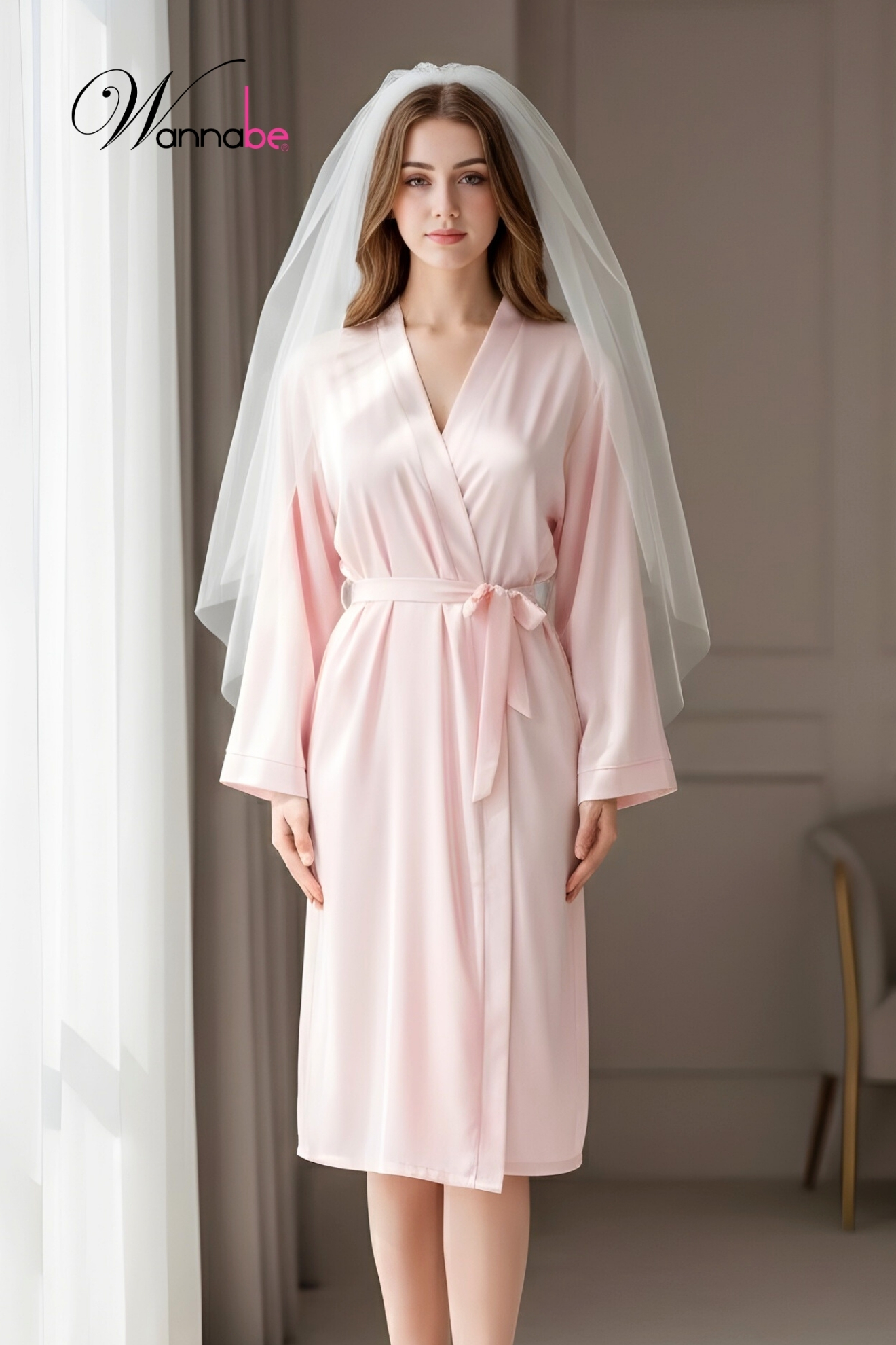 ao choang ngu lua dai dang kimono wannabe freesize bridal robe co dau ao choang phu dau ki