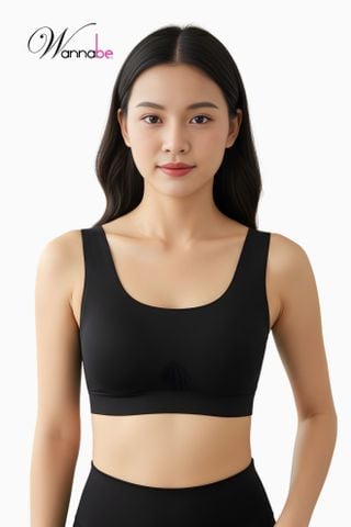 Áo lá nữ sinh Wannabe AL48S kiểu dáng ba lỗ chất su không gọng có mút mềm mại thoải mái