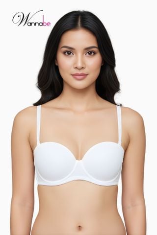 Áo ngực cao cấp mút vừa WANNABE ANT08 áo chíp cúp ngang có gọng ôm gọn giúp nâng đỡ bầu ngực không tuột, không rơi