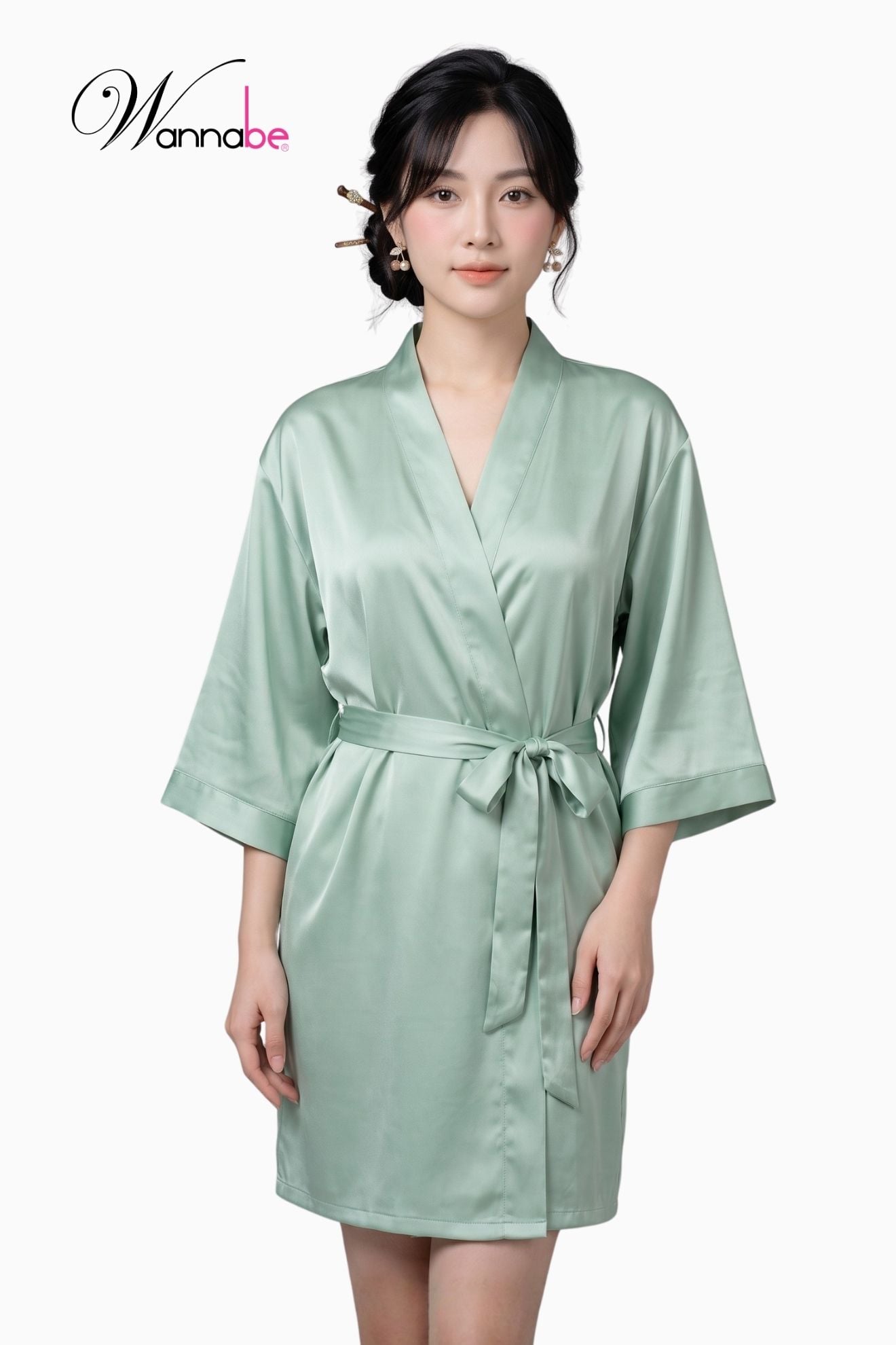 ao choang ngu wannabe ki010 ao khoac ngu kimono dang co ban tron don gian de mac sang trong