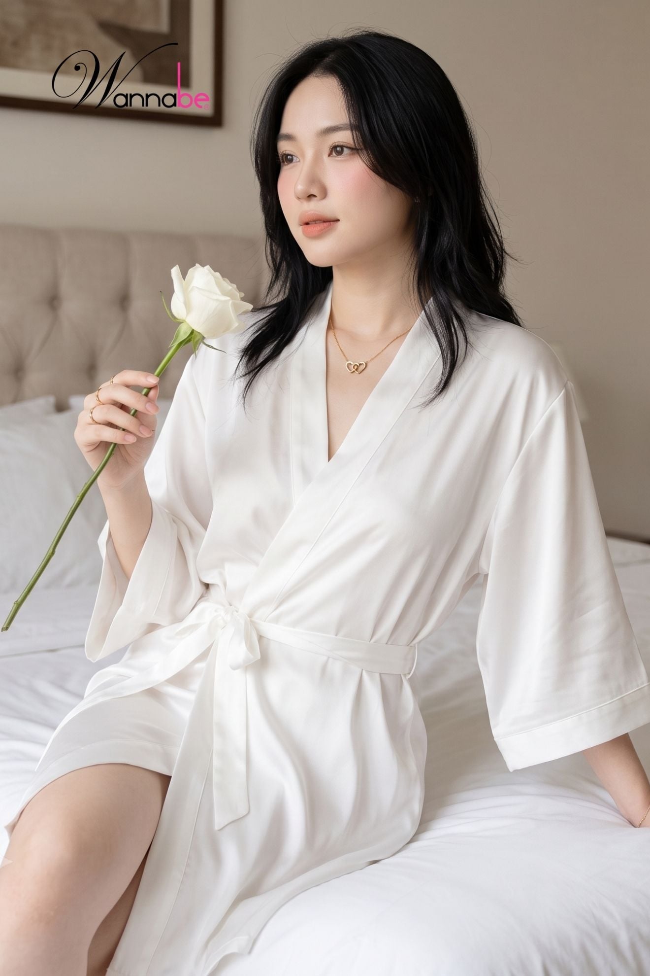 ao choang ngu wannabe ki010 ao khoac ngu kimono dang co ban tron don gian de mac sang trong