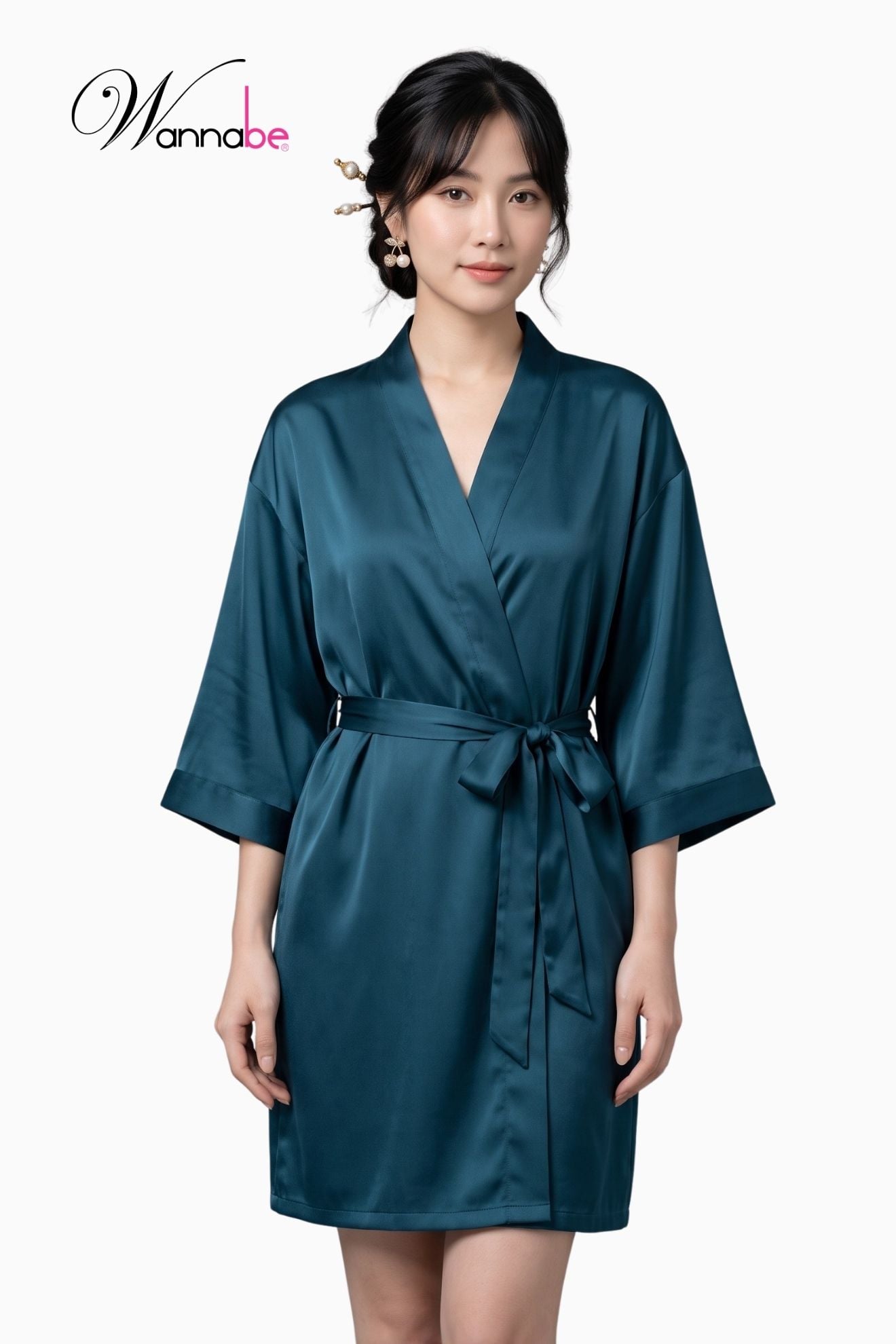 ao choang ngu wannabe ki010 ao khoac ngu kimono dang co ban tron don gian de mac sang trong