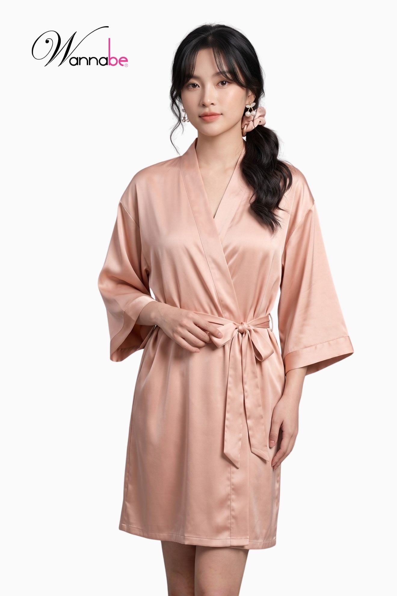 ao choang ngu wannabe ki010 ao khoac ngu kimono dang co ban tron don gian de mac sang trong