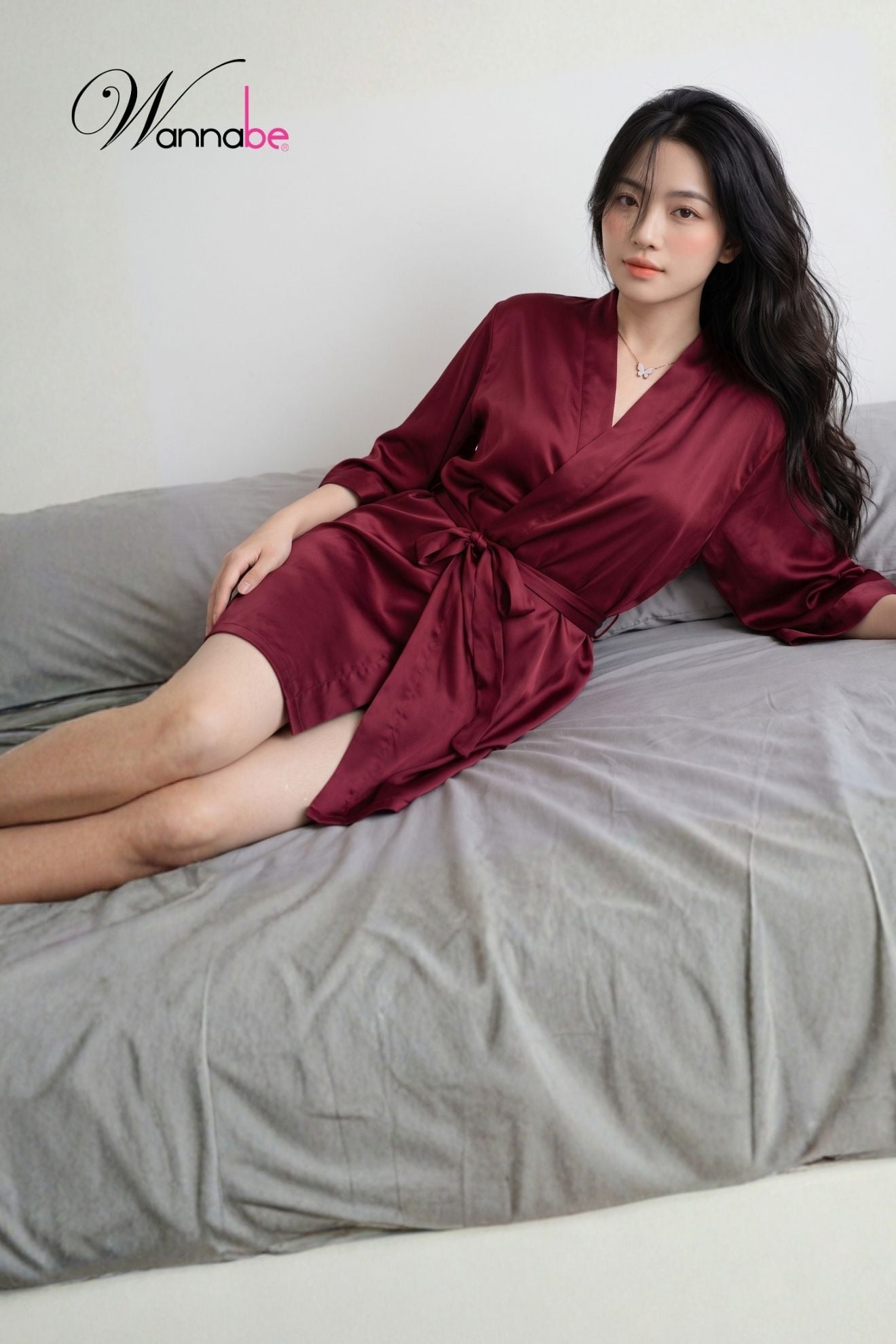 ao choang ngu wannabe ki010 ao khoac ngu kimono dang co ban tron don gian de mac sang trong
