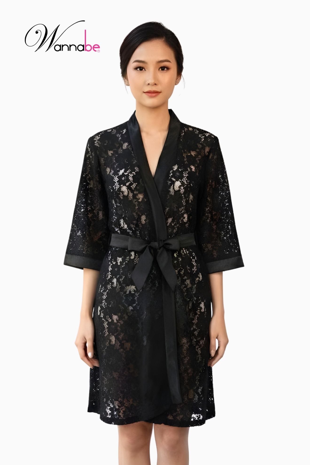 ao choang ngu wannabe ki625 ao khoat ren hoa trong suot xuyen thau khoe body chuan dep cua ban gai