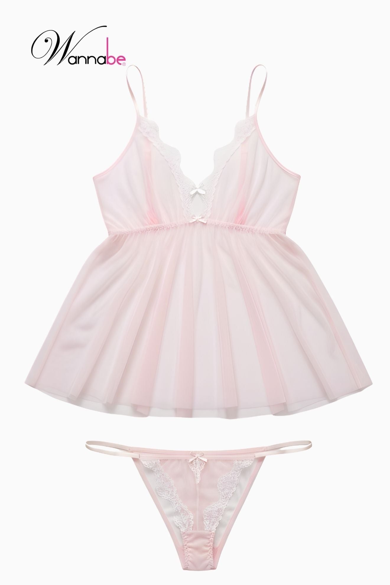  Váy ngủ lưới sexy WANNABE DNC13 đầm ngủ trong suốt giúp bạn gái khéo khoe thân hình quyến rũ 