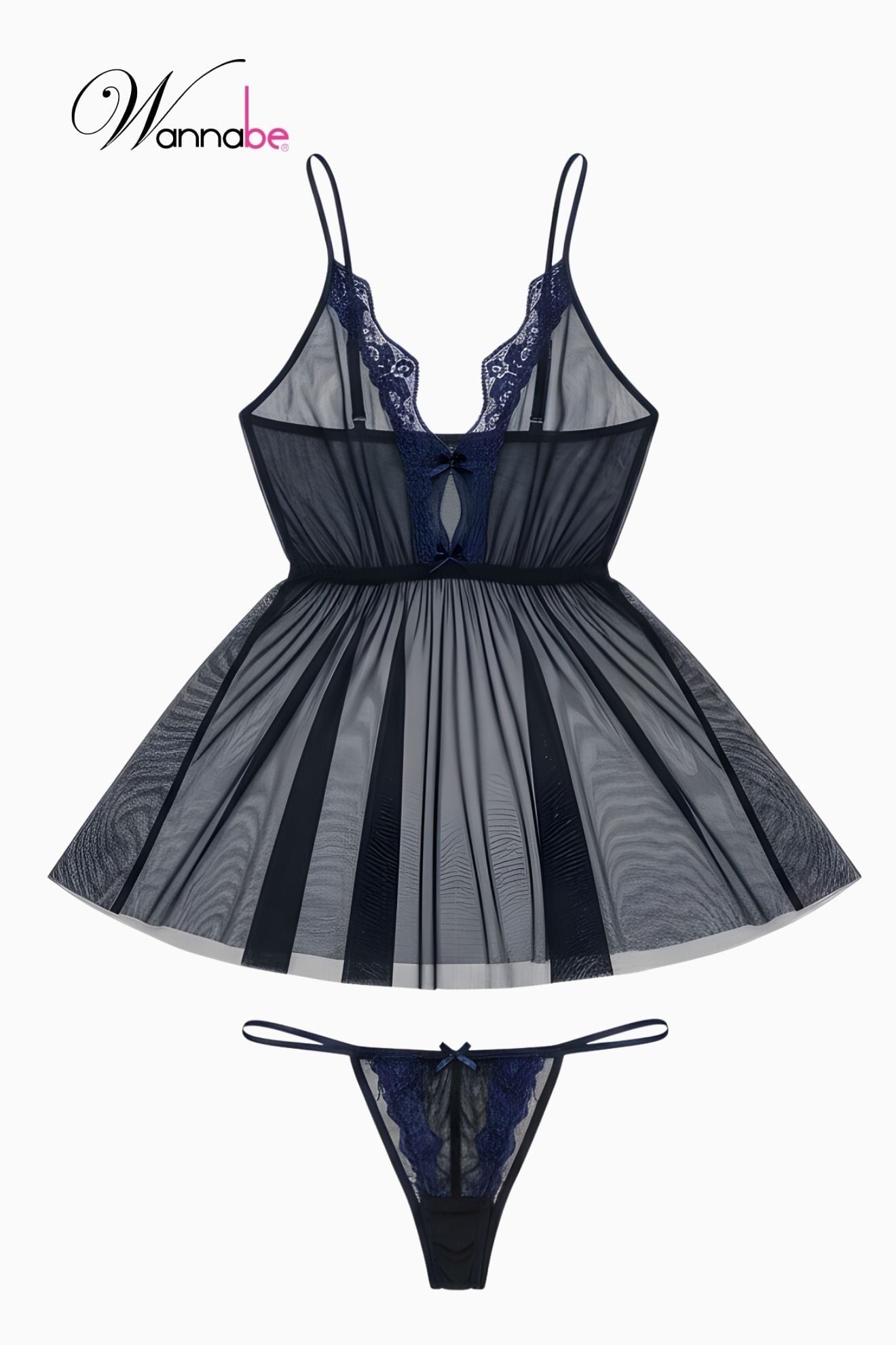  Váy ngủ lưới sexy WANNABE DNC13 đầm ngủ trong suốt giúp bạn gái khéo khoe thân hình quyến rũ 