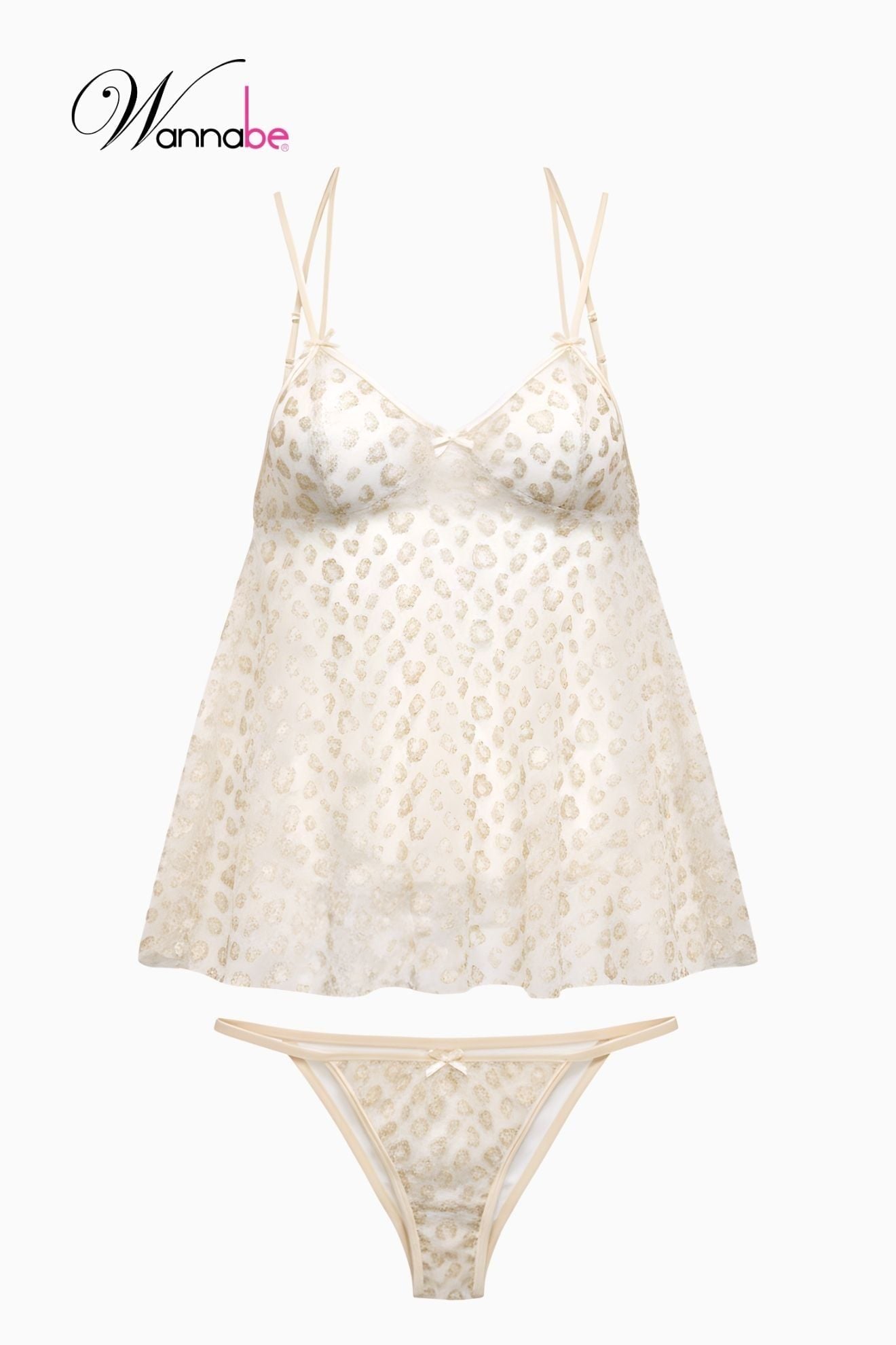  Đầm ngủ lưới WANNABE DNC15 váy ngủ mong manh trong suốt sexy khoe thân hình sexy gợi cảm của bạn gái TẶNG QUẦN ĐỒNG BỘ 