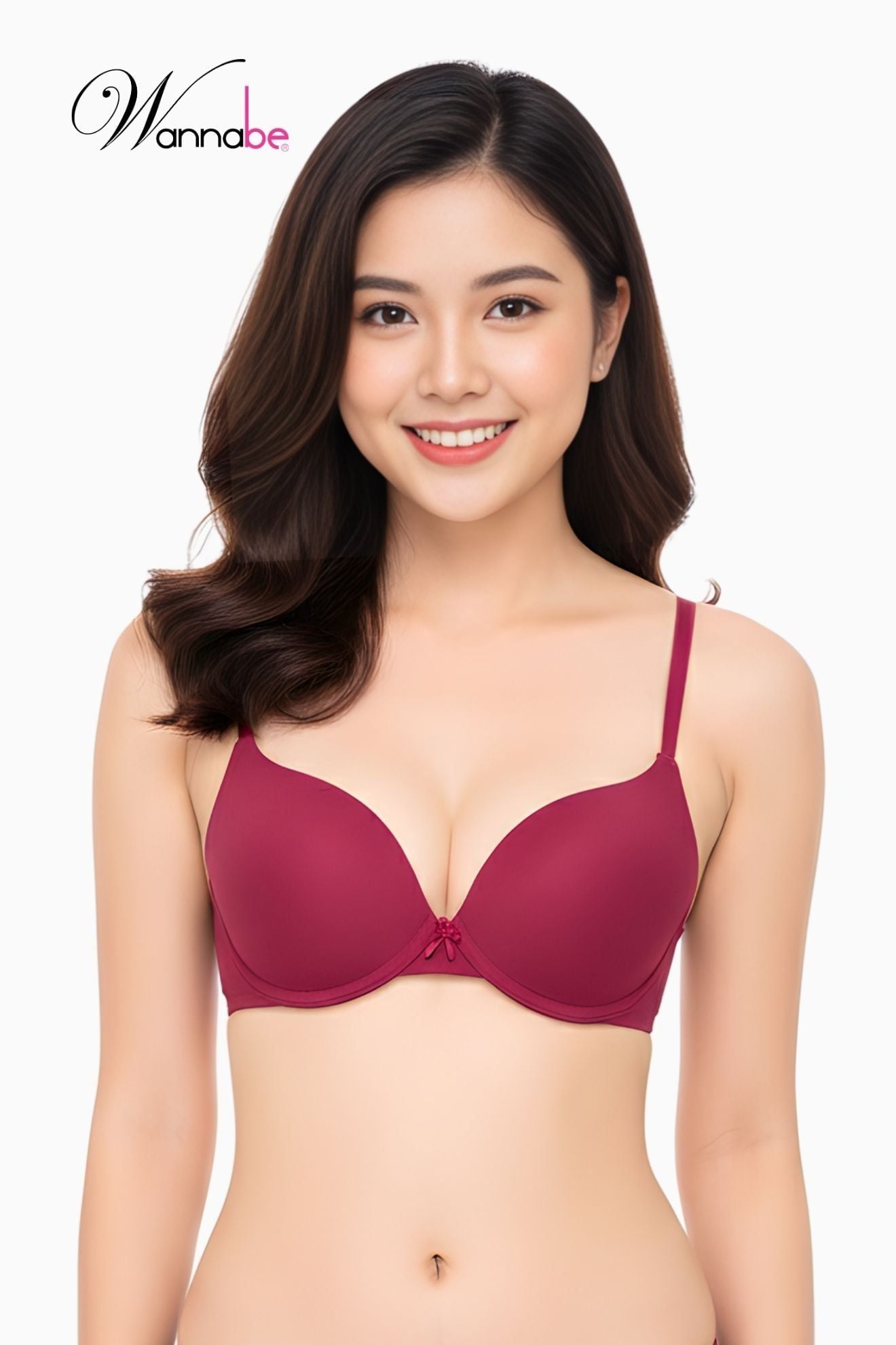  Áo ngực WANNABE ANT19 áo chíp mút kép dày 3 cm có gọng tạo hình vòng 1 căng đầy nhưng vẫn thoải mái 