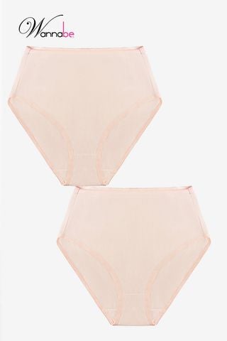 Combo 2 quần gen nhẹ nữ đáy lót lớp cotton lưng cao che bụng gọn vòng 2 ôm eo chuẩn dáng QLL09