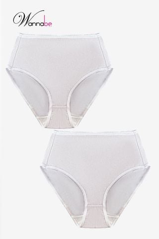 Combo 2 quần gen nhẹ nữ đáy lót lớp cotton lưng cao che bụng gọn vòng 2 ôm eo chuẩn dáng QLL09