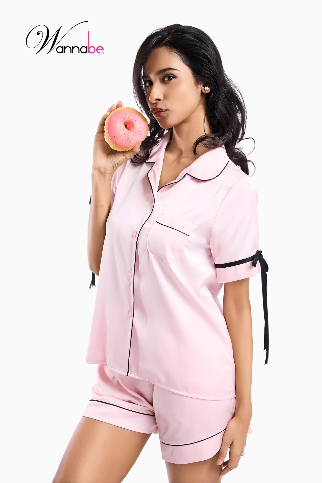 bo pijama lua latin cao cap wannabe do ngu mac nha tay ngan that no ong tay phong cach coquette