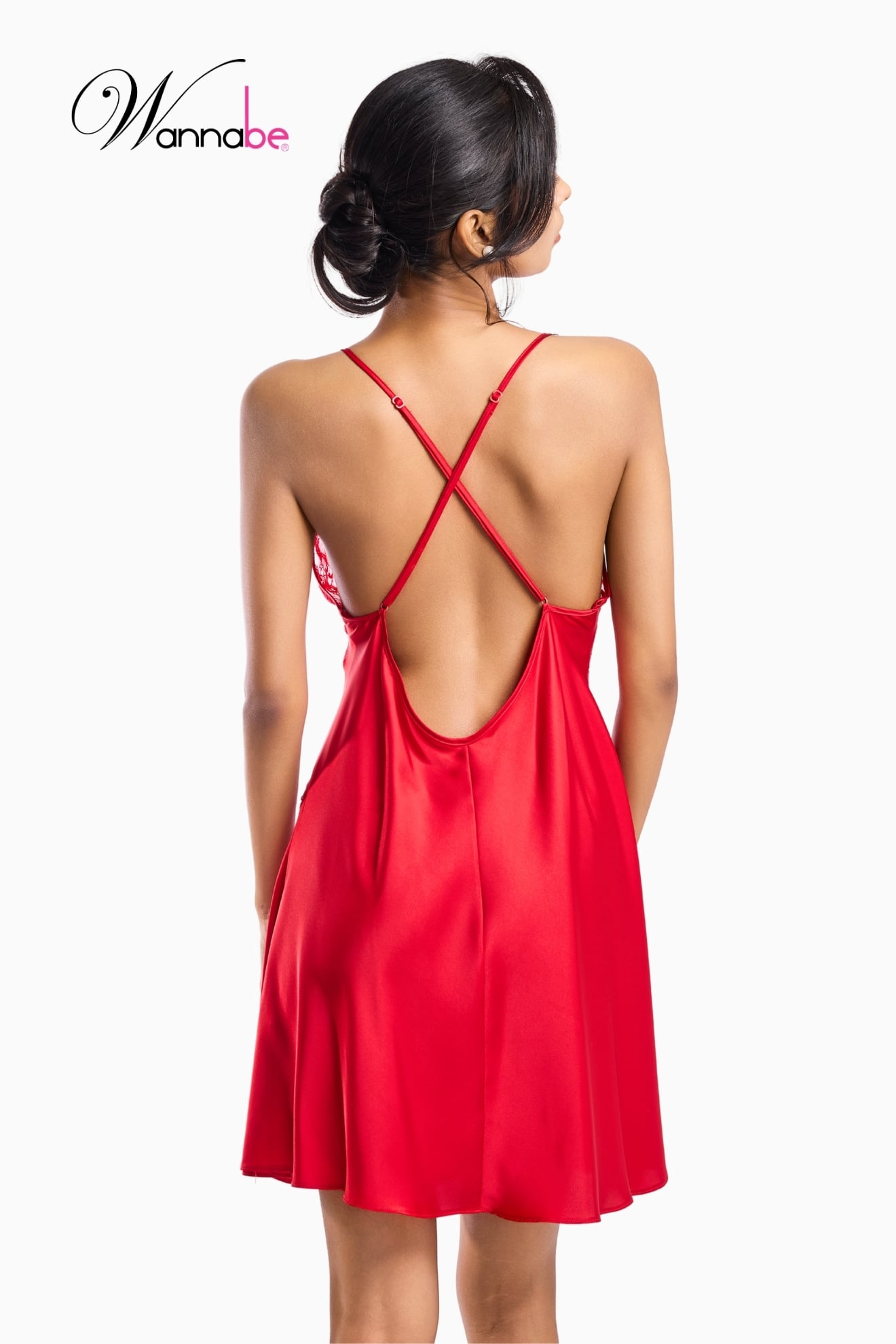 vay ngu lua co dau phoi ren co v sau wannabe dam ngu bridal cao cap cho co dau dem tan hon dnr02