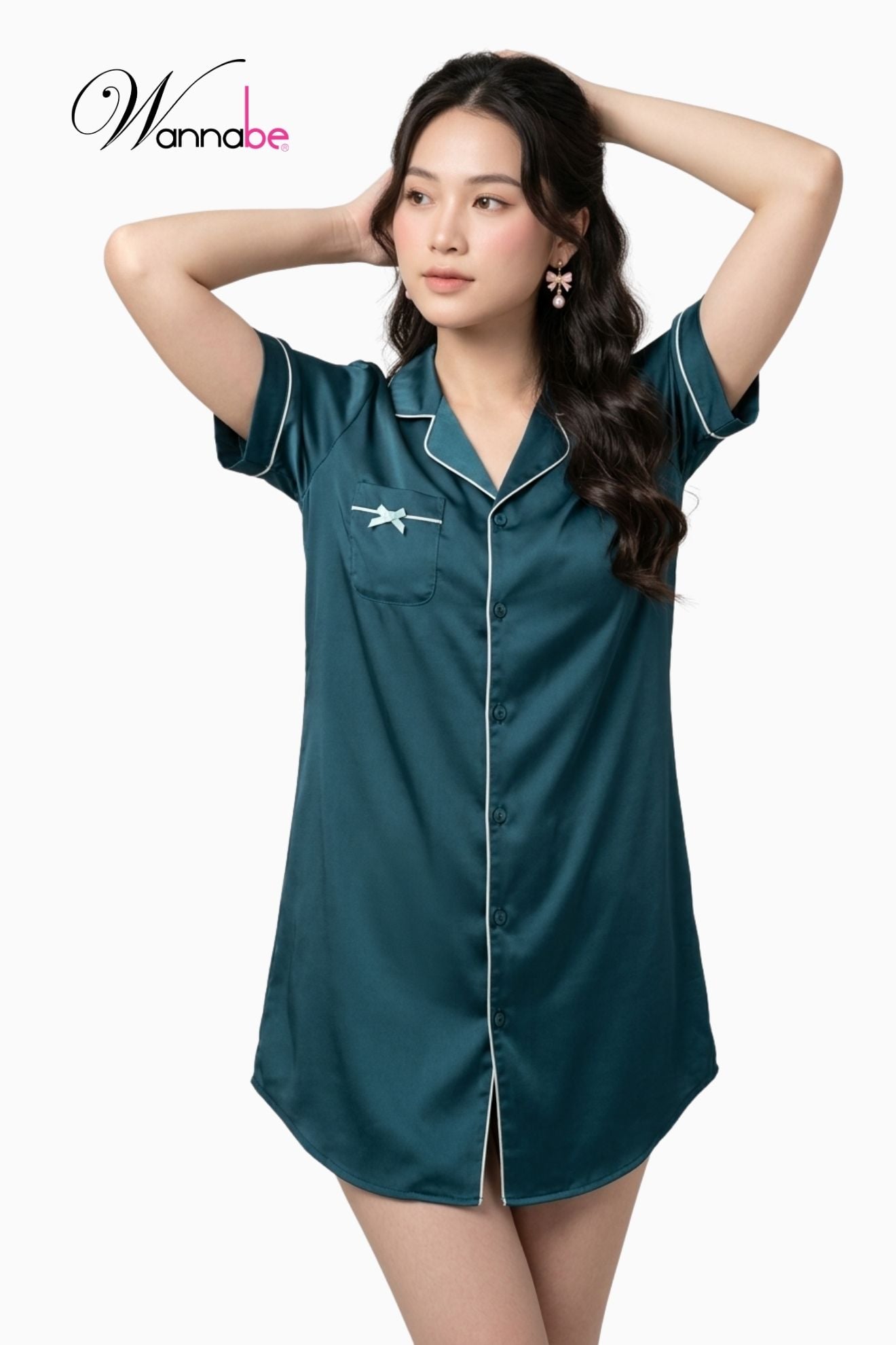 dam ngu dn611 pyjama lua wannabe vay ngu dang suong lich su sang trong thoai mai song mai thoi gian