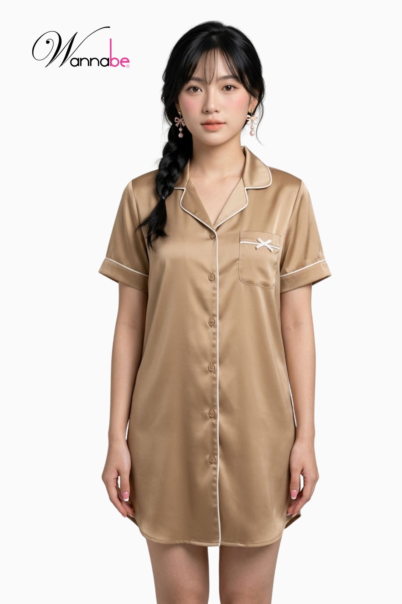 dam ngu dn611 pyjama lua wannabe vay ngu dang suong lich su sang trong thoai mai song mai thoi gian