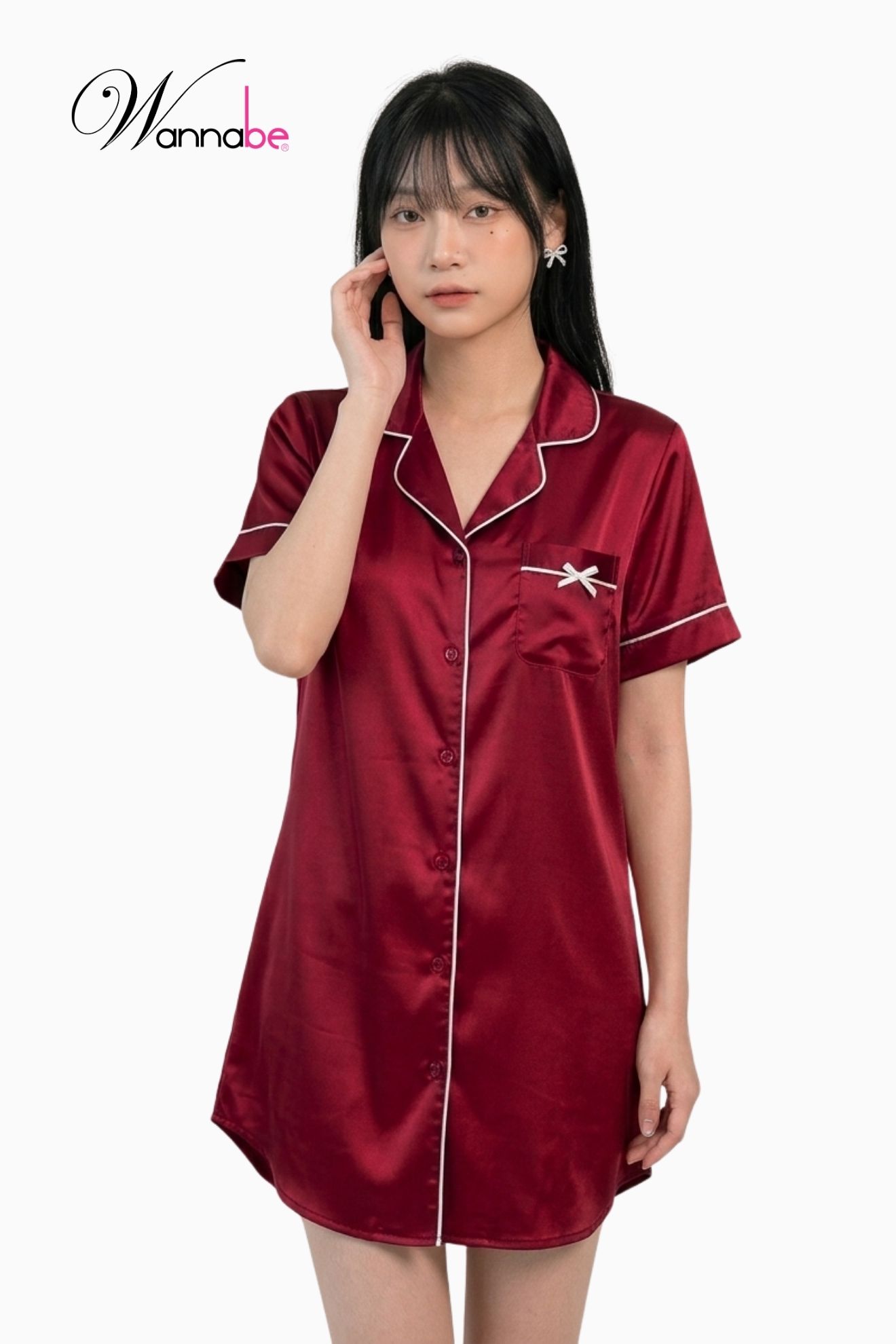 dam ngu dn611 pyjama lua wannabe vay ngu dang suong lich su sang trong thoai mai song mai thoi gian