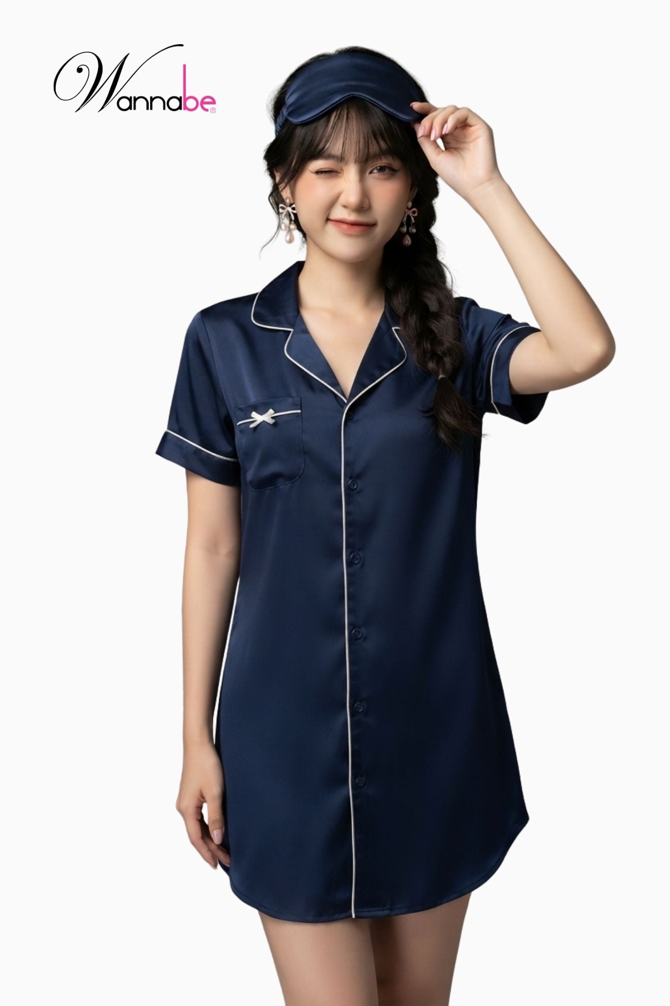 dam ngu dn611 pyjama lua wannabe vay ngu dang suong lich su sang trong thoai mai song mai thoi gian