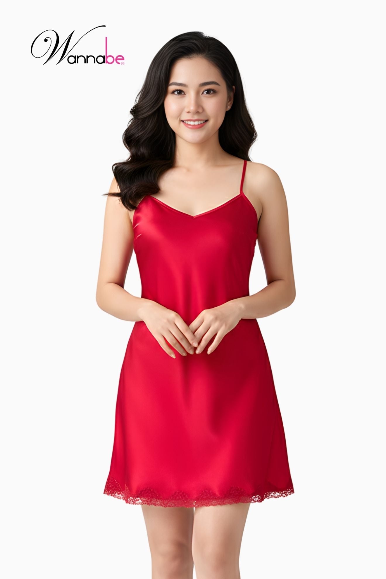 dam ngu phi lua cao cap wannabe dns14 vay ngu 2 day kieu dang don gian nhe nhang chan vay vien ren lai cham soc giac ngu