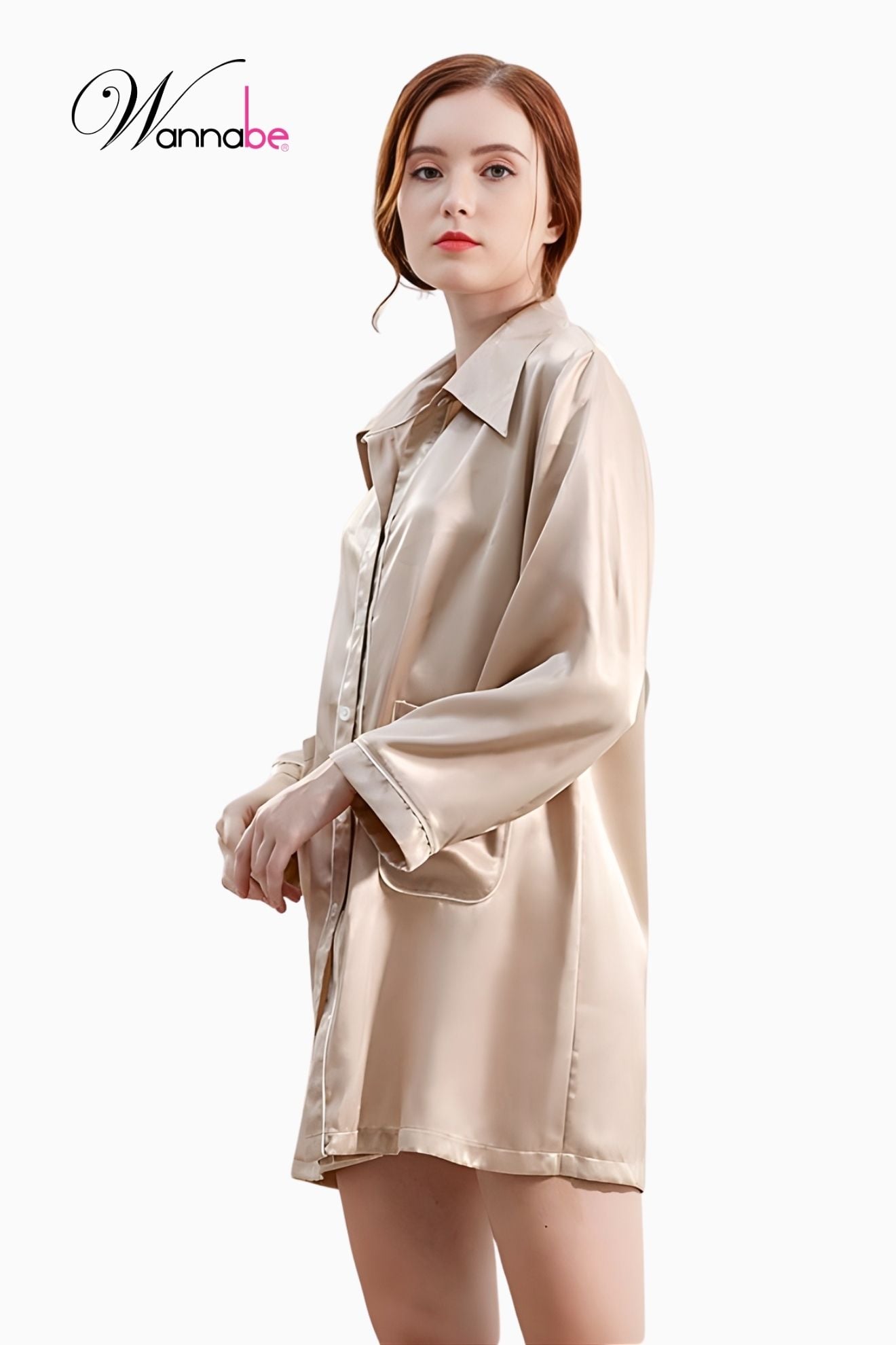 dam ngu so mi lua cao cap wannabe dns44 vay ngu kieu dang pijama rong rai thoai mai tay dai vien gan noi co tui tien loi