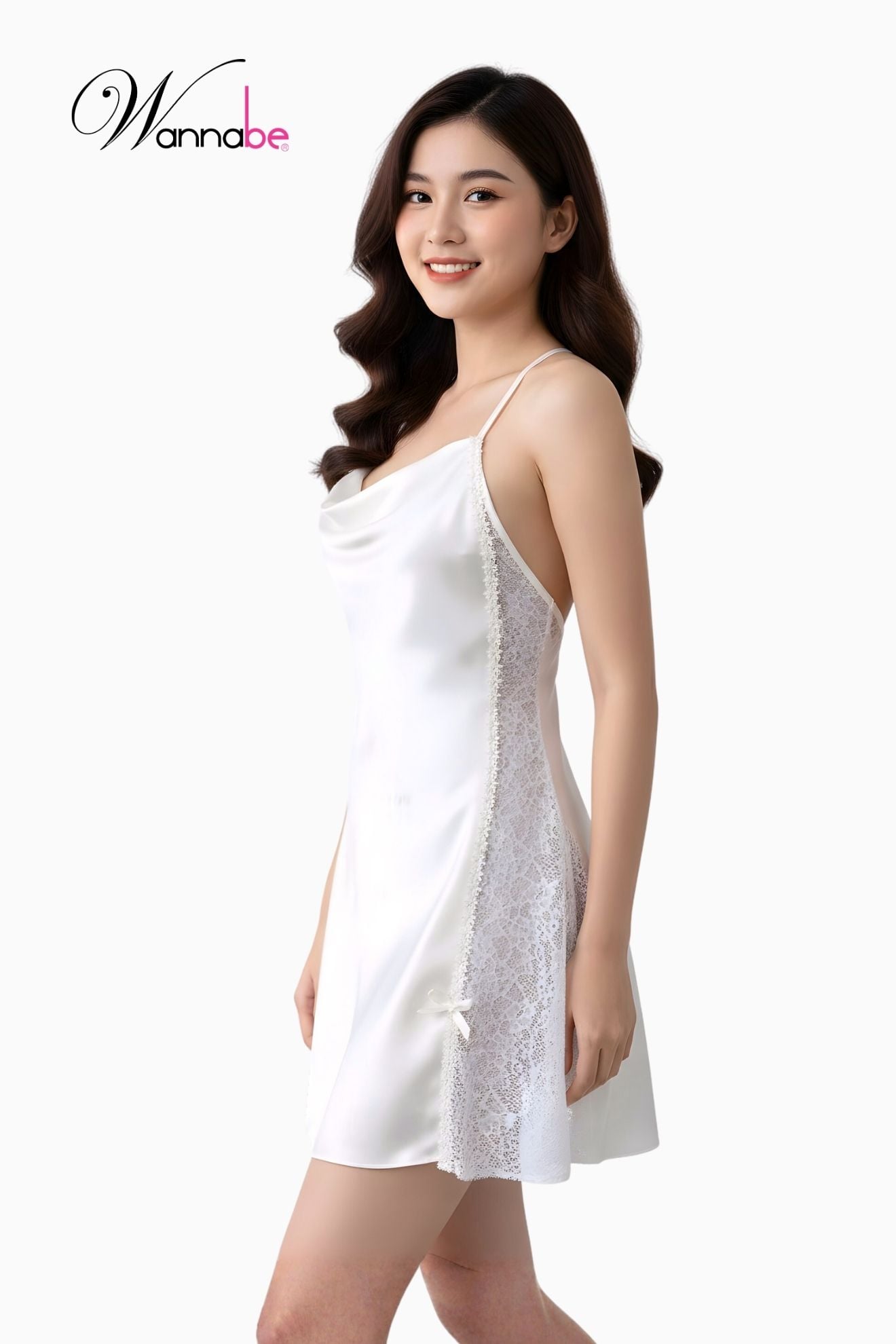 dam ngu wannabe dns56 vay ngu lua phoi luoi trong suot 2 ben hong eo sexy goi cam den kho cuong