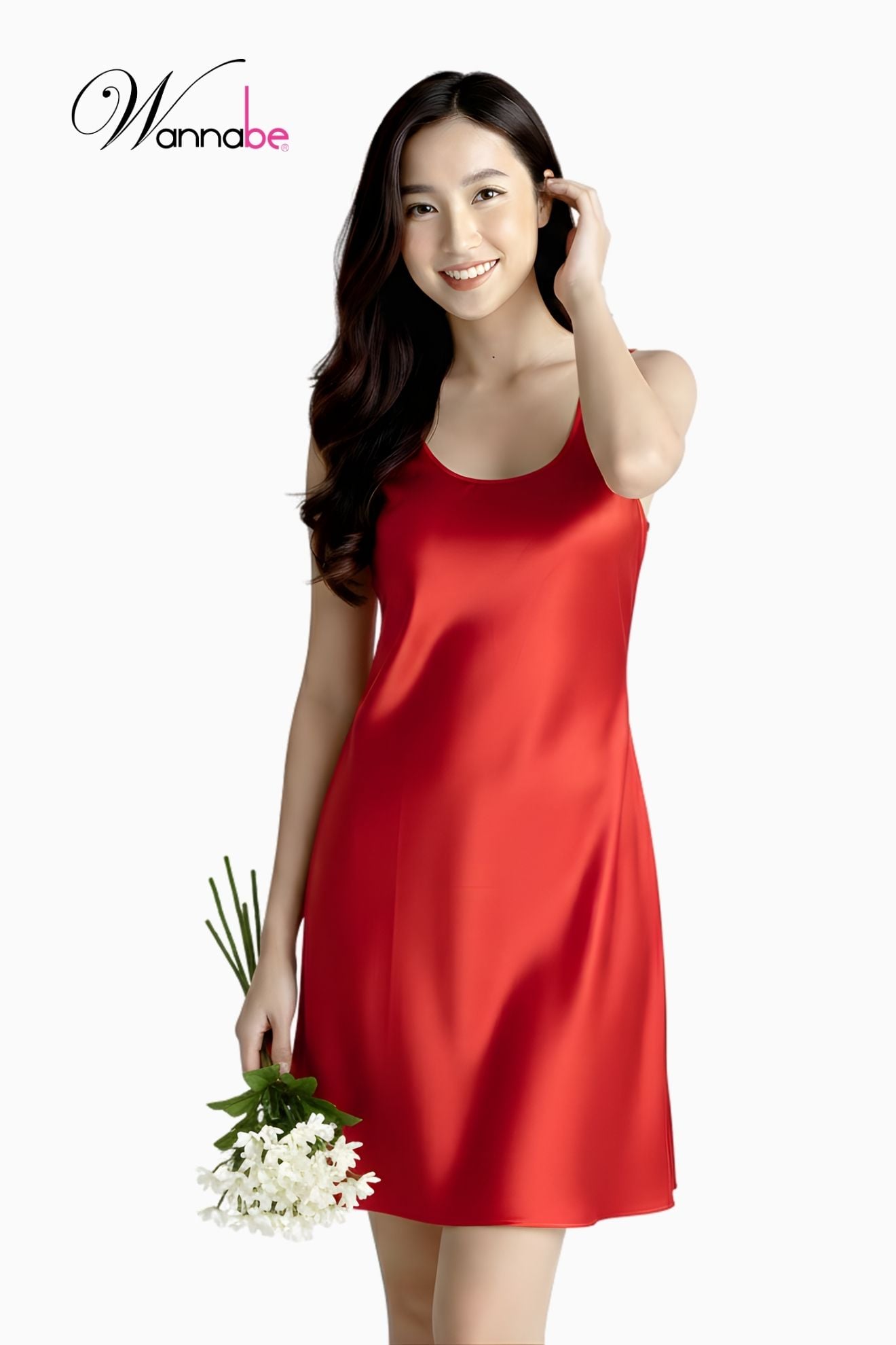 dam ngu wannabe dns69 vay ngu lua co vuong don gian ban vai 4cm mang lai cam giac kin dao thoai mai de mac cho ban