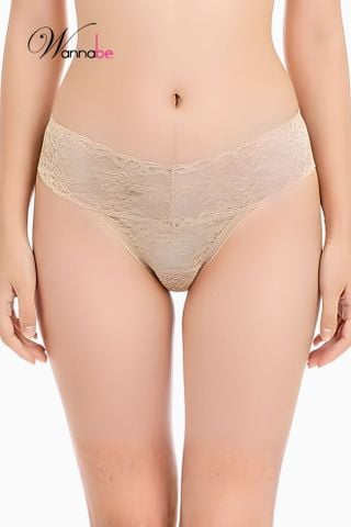 Quần lót ren WANNABE QLR01 quần chíp t-back gợi cảm xuyên thấu qua lớp ren trong suốt quyến rũ ánh nhìn