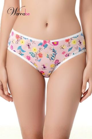 Quần lót thun cotton Wannabe QLT01 họa tiết xinh xắn, đáng yêu (wannabe.com.vn)