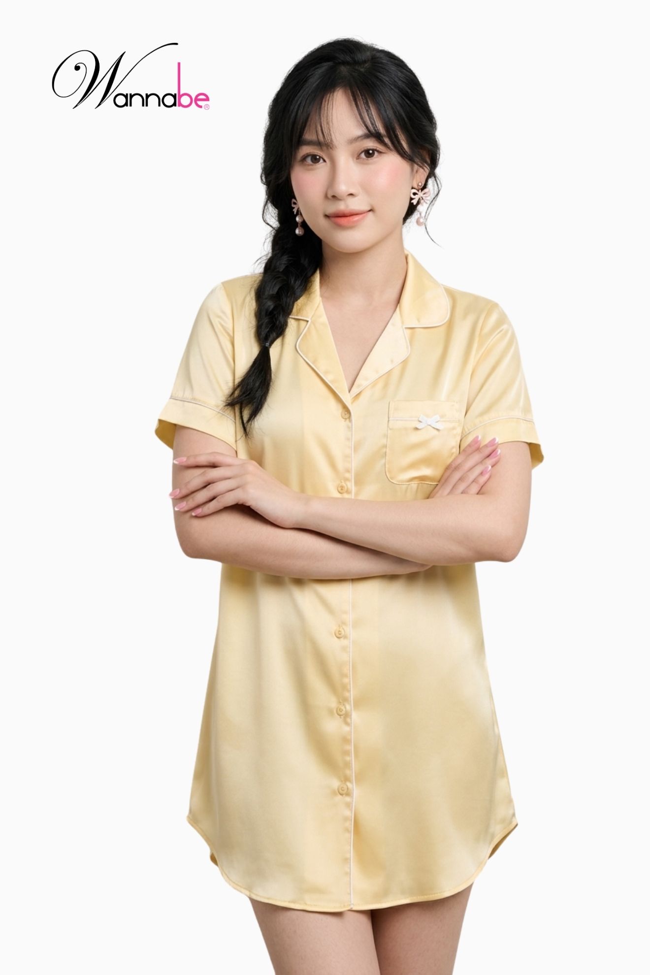 dam ngu dn611 pyjama lua wannabe vay ngu dang suong lich su sang trong thoai mai song mai thoi gian