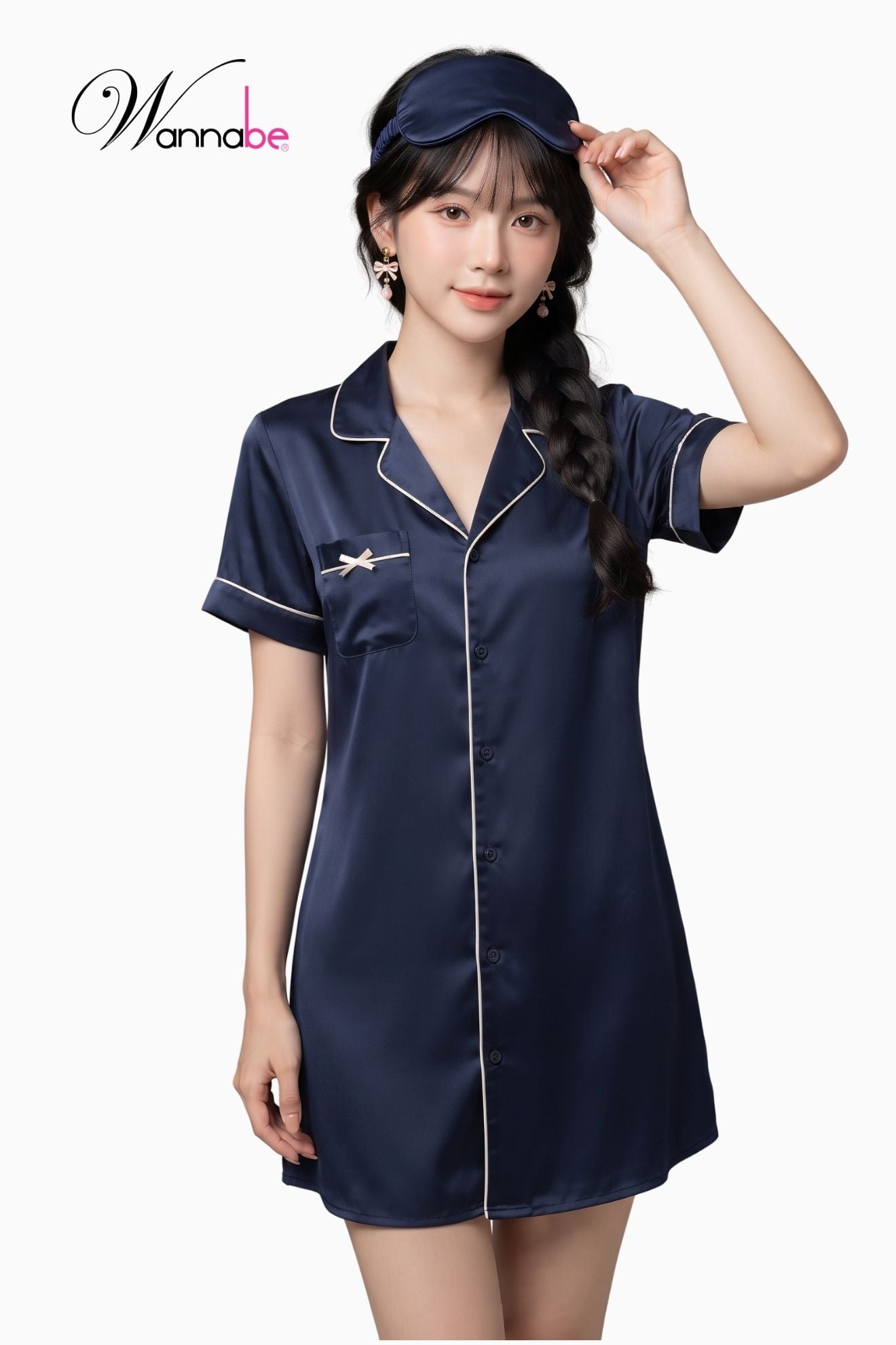 dam ngu dn611 pyjama lua wannabe vay ngu dang suong lich su sang trong thoai mai song mai thoi gian