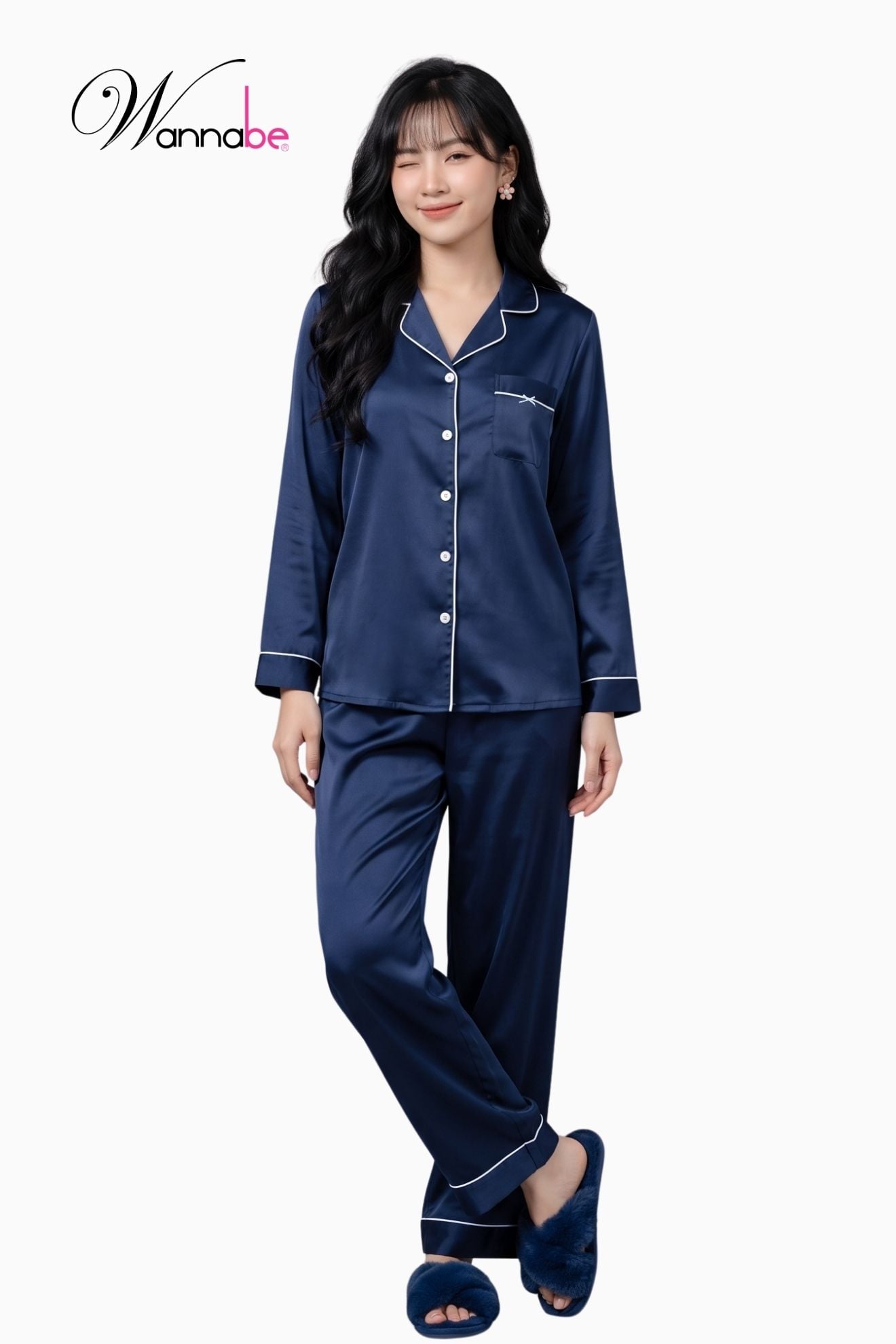 do bo mac nha pijama cao cap wannabe bo dai bd35p tay dai quan dai don gian sang trong wannabe com vn