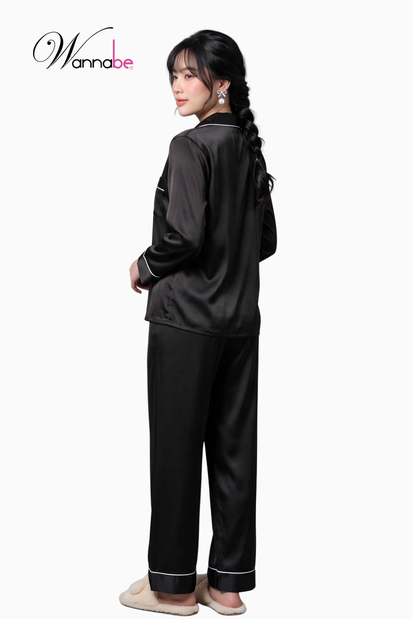 do bo mac nha pijama cao cap wannabe bo dai bd35p tay dai quan dai don gian sang trong wannabe com vn