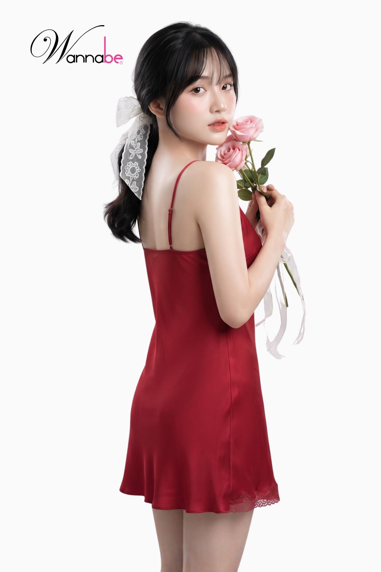 dam ngu phi lua cao cap wannabe dns14 vay ngu 2 day kieu dang don gian nhe nhang chan vay vien ren lai cham soc giac ngu