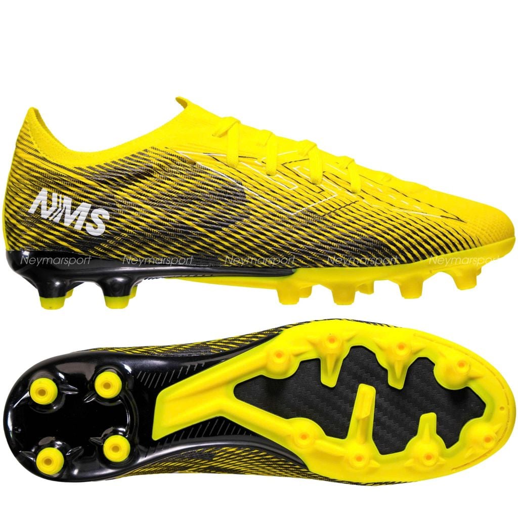 Giày đá bóng cỏ tự nhiên NMS ATTACK 2.0 FG - Yellow/Black ATTFG2300