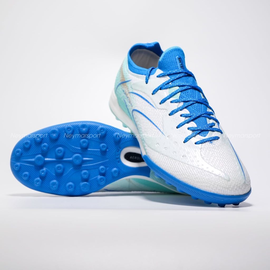 Giày đá bóng cỏ nhân tạo Kelme FLASH 6.0.4 TF - White/Blue 8621ZX1406-162