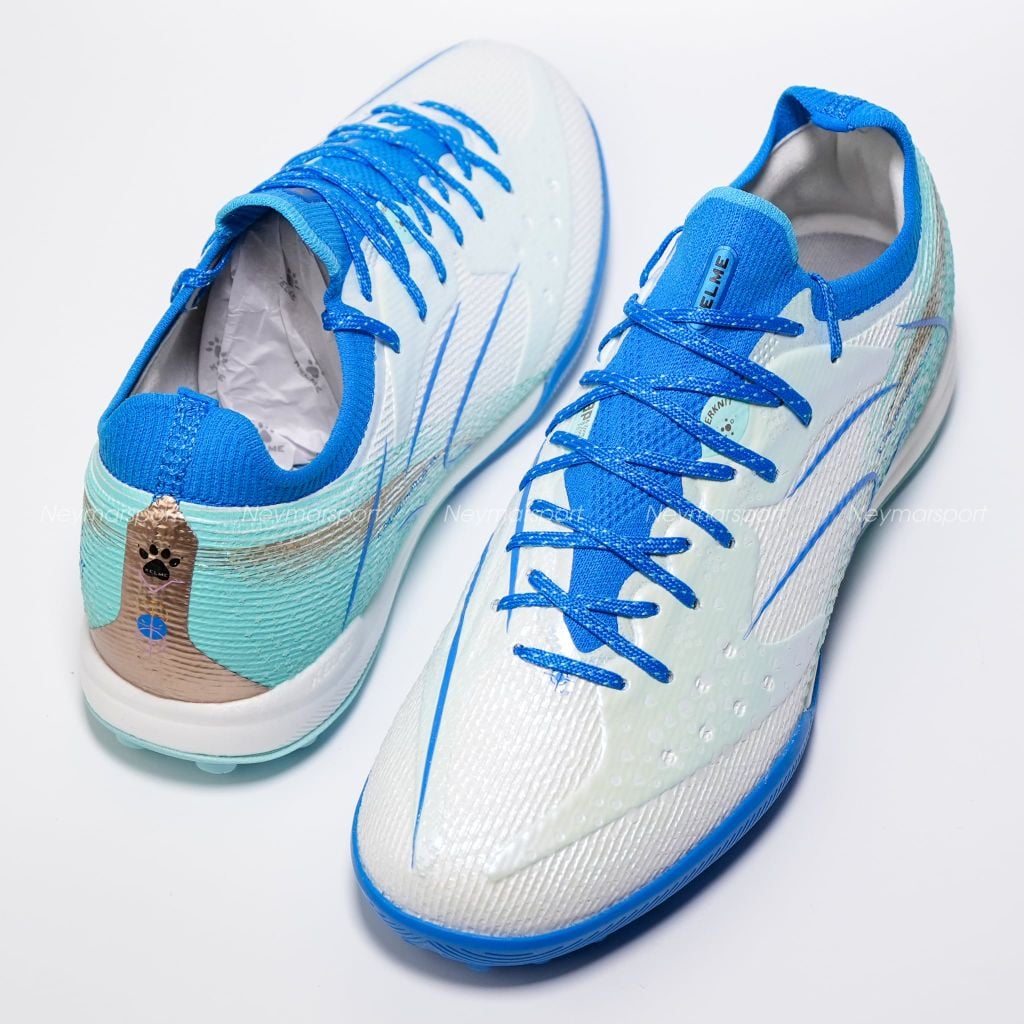Giày đá bóng cỏ nhân tạo Kelme FLASH 6.0.4 TF - White/Blue 8621ZX1406-162