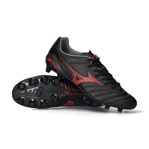Giày đá bóng cỏ tự nhiên Mizuno Monarcida Neo III PRO FG - Black/Red