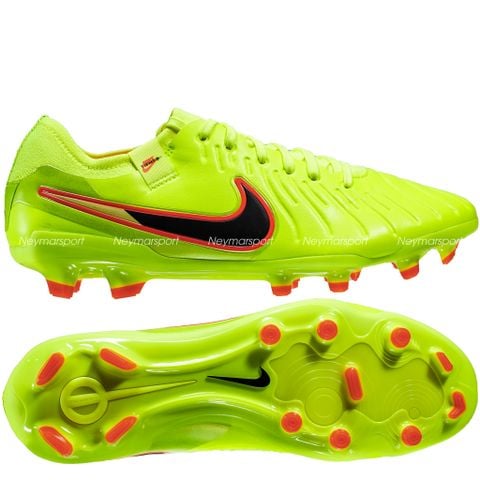 Giày đá bóng cỏ tự nhiên Nike Tiempo Legend 10 Pro FG Max Voltage - Volt/Black DV4333-701