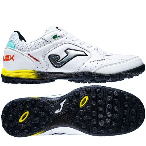 Giày đá bóng Cỏ nhân tạo Joma Top Flex 2602 - White/Black TOPS2602TF