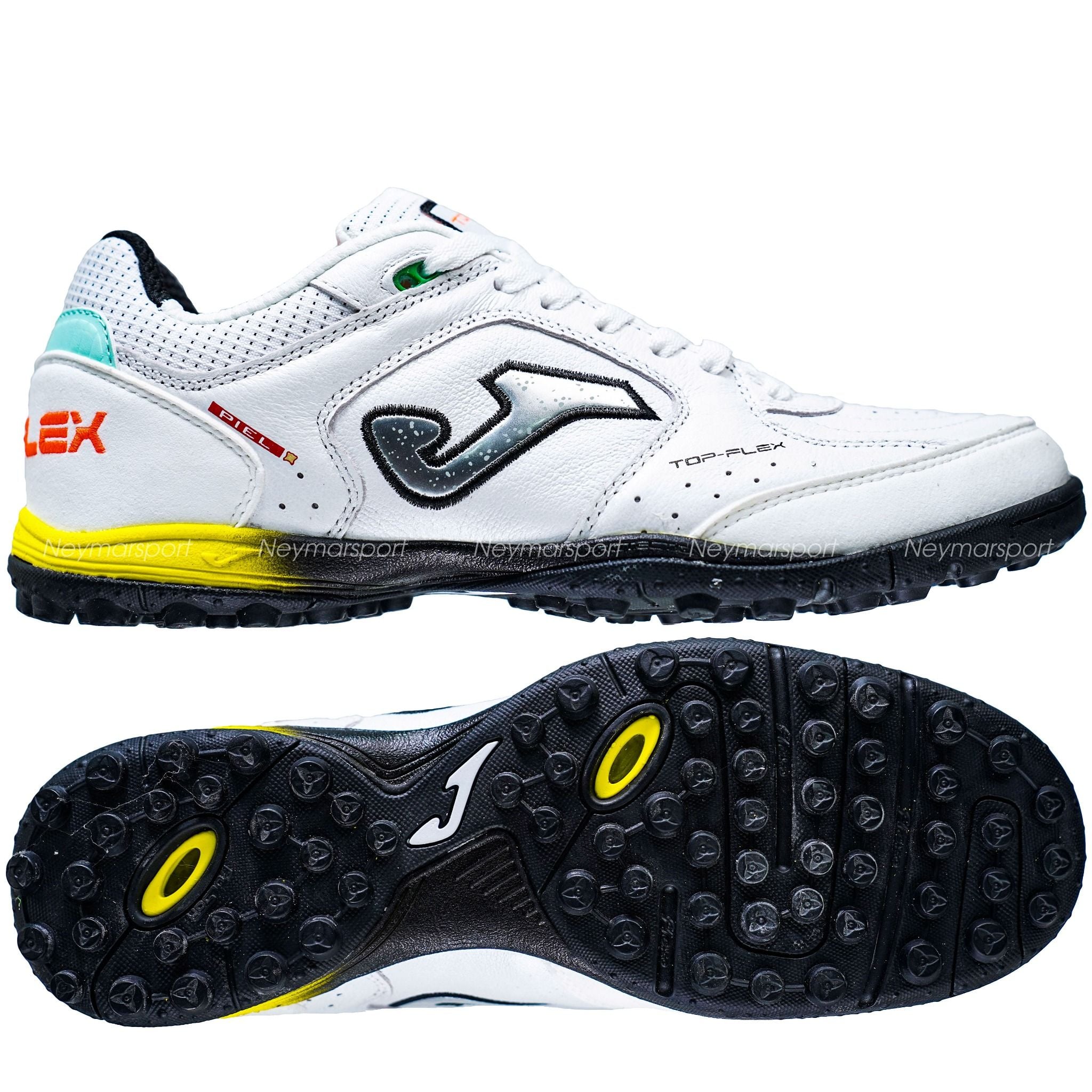 Giày đá bóng Cỏ nhân tạo Joma Top Flex 2602 - White/Black