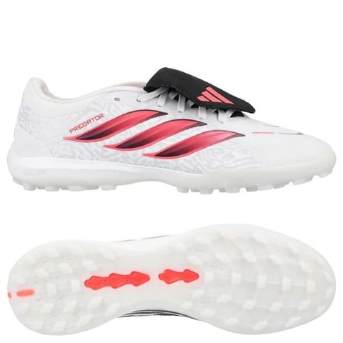 Giày đá bóng cỏ nhân tạo adidas Predator Pro Fold-over Tongue TF Chaos or Control - Footwear White/Solar Turbo/Core black IH7218