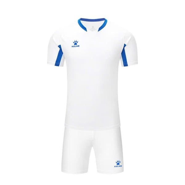 Bộ quần áo bóng đá chính hãng Kelme - White/Royal Blue 7351ZB1129-104