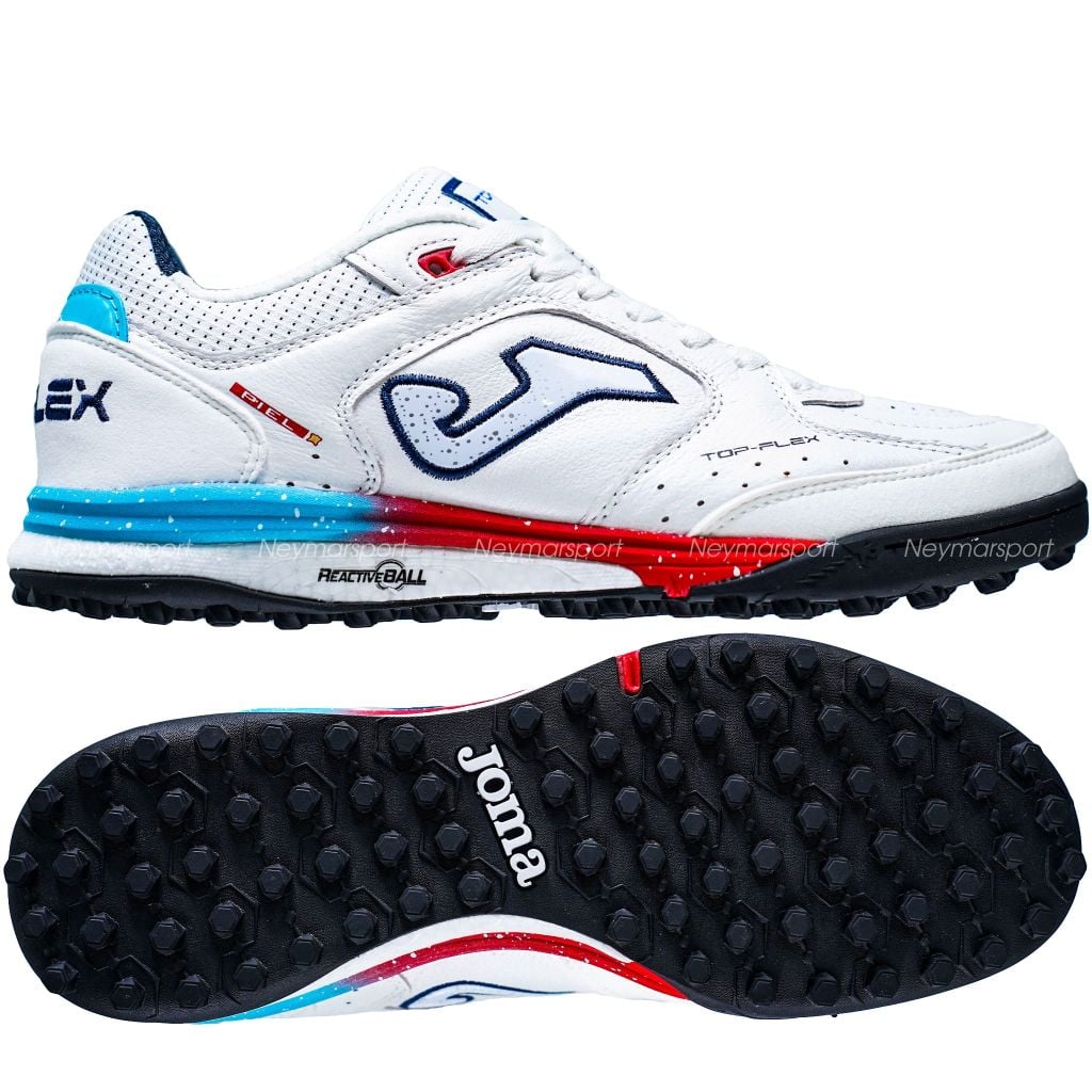 Giày đá bóng Cỏ nhân tạo Joma Top Flex Rebound 2602 TF - White/Black TORS2602TF