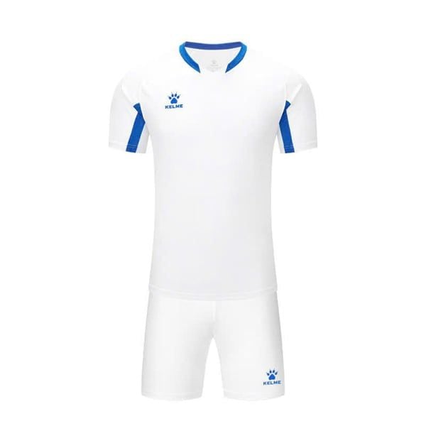 Bộ quần áo bóng đá chính hãng Kelme - White/Royal Blue 7351ZB1129-104