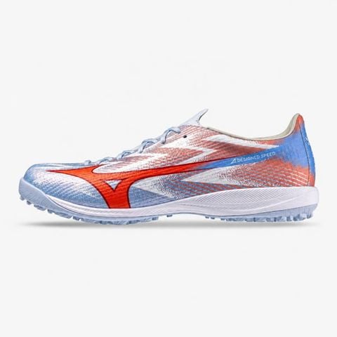 Giày đá bóng Cỏ nhân tạo Mizuno Alpha III ELITE AS TF Serene Spark - Blue Finch/Cornflower Blue/Lava Orange P1GD266222