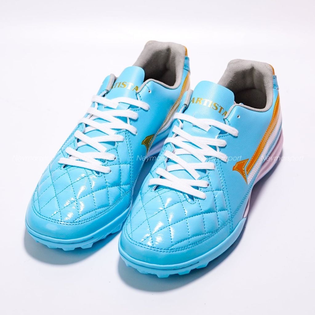 Giày đá bóng cỏ nhân tạo Kamito Artista KL TF - Sky Blue/White/Gold
