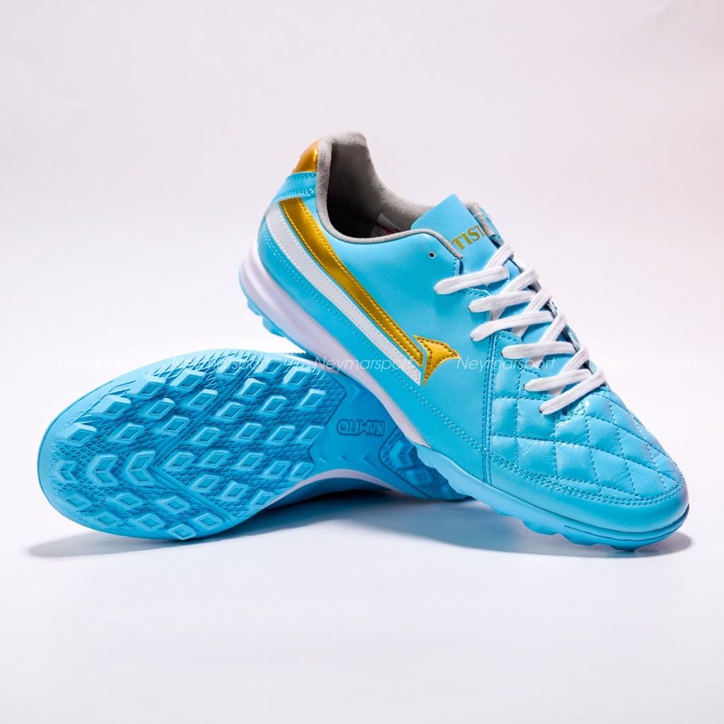 Giày đá bóng cỏ nhân tạo Kamito Artista KL TF - Sky Blue/White/Gold